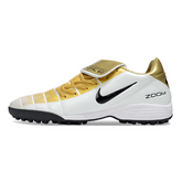 Nike Air Zoom Total 90 III TF White and Gold Society Football Boots